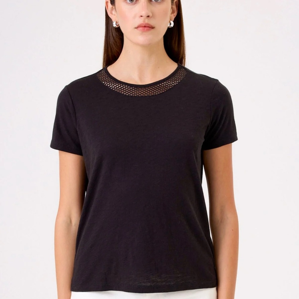 NWOT Goldie Lewinter Soleil Black Women's Tee